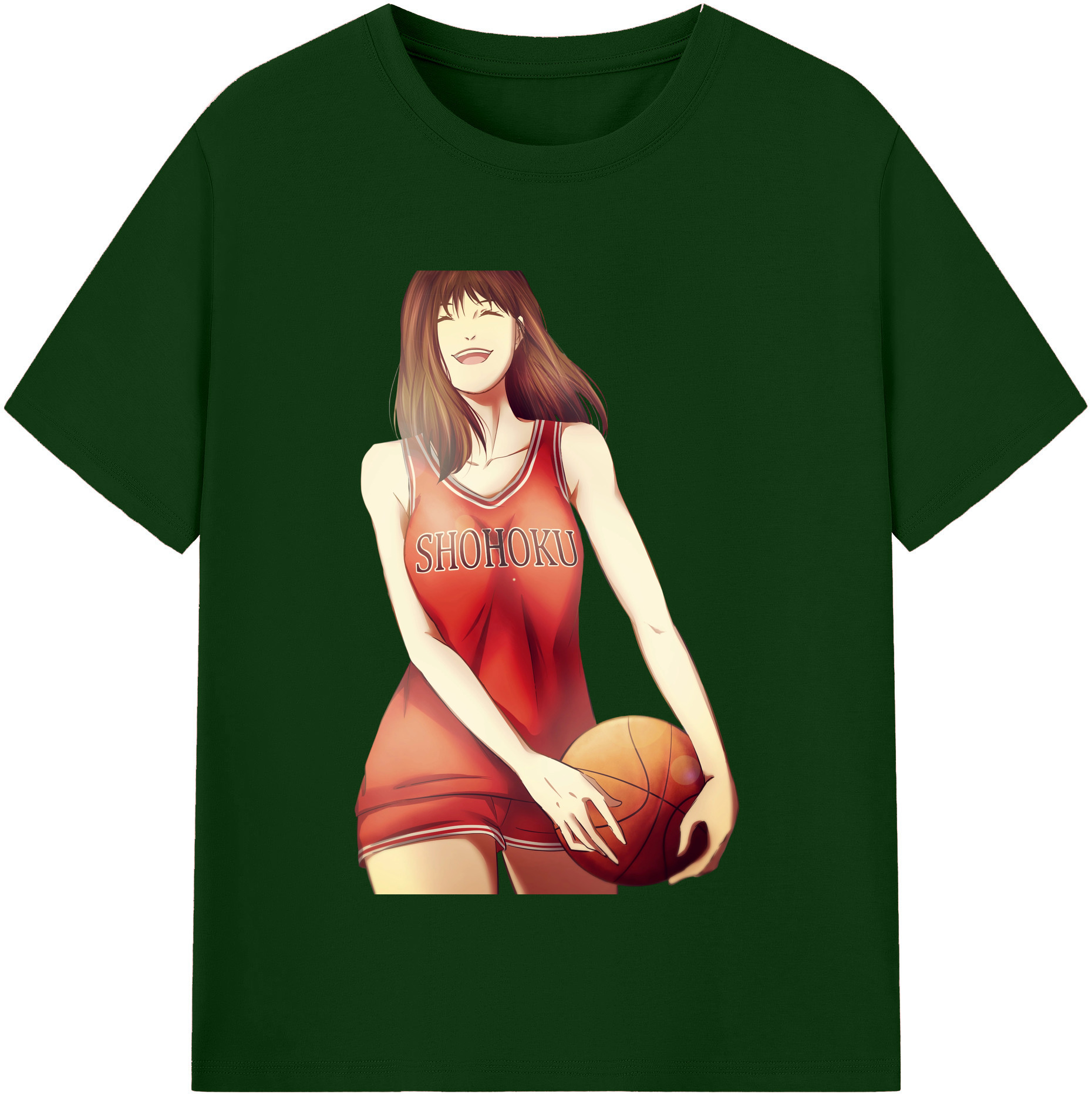 SLAM DUNK／スラムダンク 綿100％半袖Tシャツ（フロントプリント）